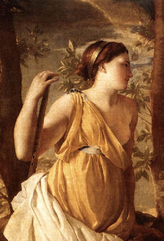POUSSIN, Nicolas The Inspiration of the Poet (detail) af Germany oil painting art